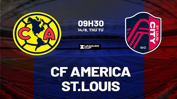 Nhận định bóng đá Club America vs St.Louis 9h30 ngày 14/8 (Leagues Cup 2024). Hãy đến B52 Cá cược bóng đá .