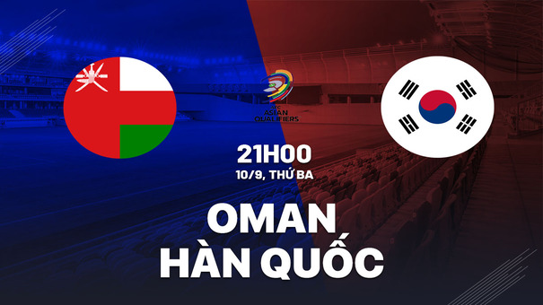 Nhận định Oman vs Hàn Quốc 21h00 ngày 10/9 (Vòng loại World Cup 2026). Hãy đến B52 cá cược bóng đá .