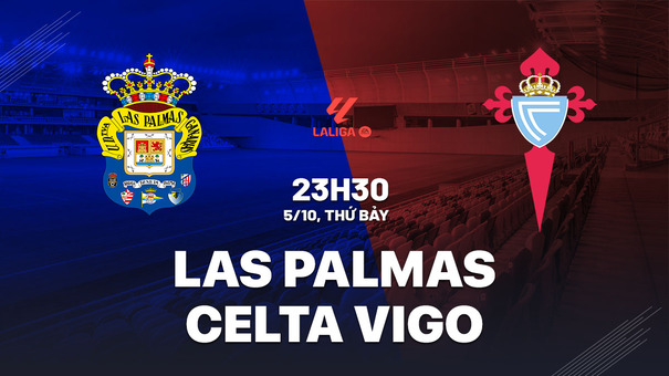 Nhận định Las Palmas vs Celta Vigo 23h30 ngày 5/10 (La Liga 2024/25). Hãy đến B52 cá cược bóng đá .